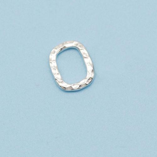 Стерлингового серебра кольцо закрытых прыжок, 925 пробы, DIY, продается PC