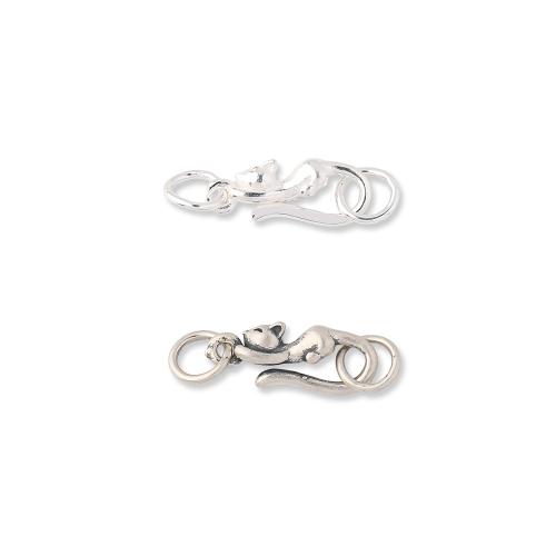 Sterling Silver Hook and Eye Clasp, 925 Sterling Silver, DIY [