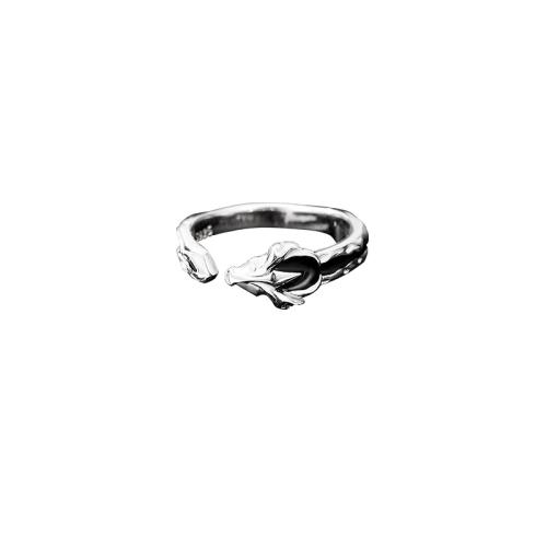 Цирконий Микро вымощает стерлингового серебра палец кольцо, Серебро 925 пробы, инкрустированное микро кубического циркония & Женский & Эпоксидная стикер, платиновый цвет, продается PC