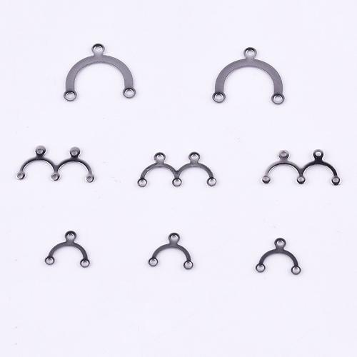 Stainless Steel Charm Connector, 304 Stainless Steel, Dome, handmade, DIY  original color 
