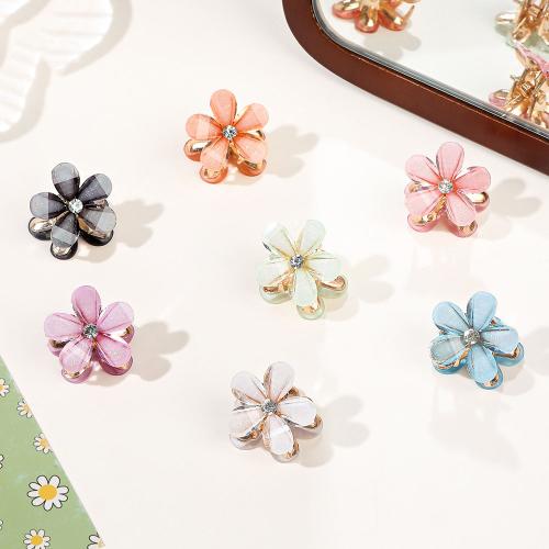 Hair Claw Clips, Zinc Alloy, with Resin, Flower, handmade & for woman 
