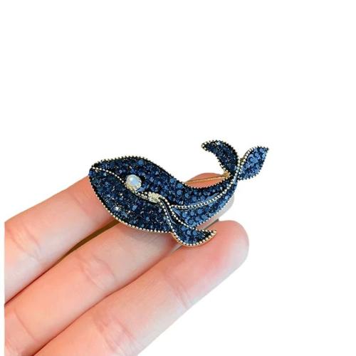 Zinc Alloy Jewelry Brooch, with Imitated Crystal & Plastic Pearl, plated, for woman, gold 