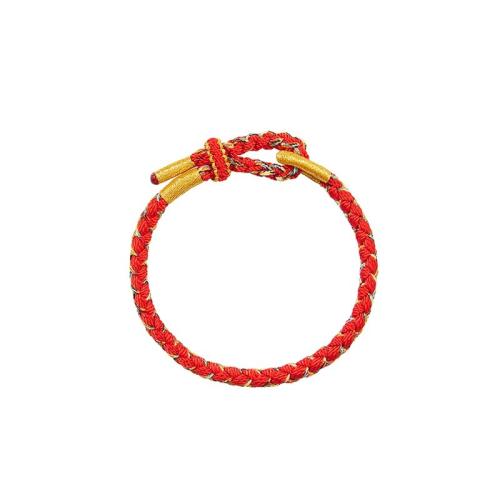 Cotton Cord Bracelet, folk style & Unisex & braided Approx 6-8 Inch [