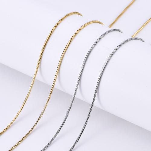 Stainless Steel Chain Necklace, 304 Stainless Steel, Vacuum Ion Plating, DIY 