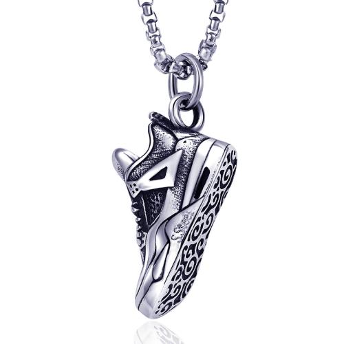 Stainless Steel Jewelry Necklace, 304 Stainless Steel, Shoes, fashion jewelry 