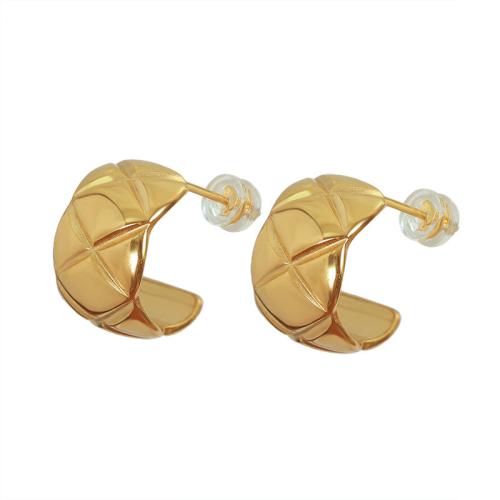 Titan Stahl Ohrringe, Titanstahl, plattiert, Modeschmuck, keine, 9x11mm, verkauft von Paar