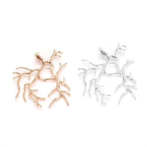 Hair Stick Findings, Brass, Branch, plated, fashion jewelry & DIY 