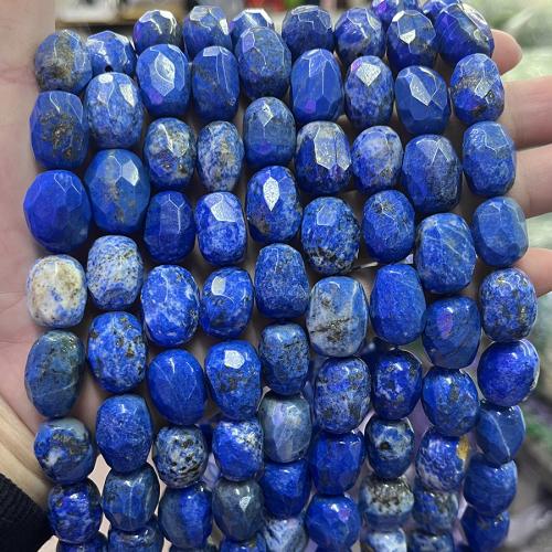Natural Lapis Lazuli Beads, Nuggets, fashion jewelry & DIY & faceted, lapis lazuli Approx 38 cm 
