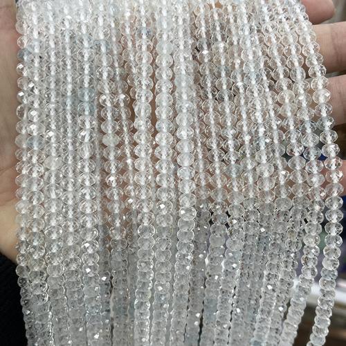 Perles de pierre gemme mixte, Topaze, abaque, bijoux de mode & DIY & facettes, transparent Environ 38 cm, Vendu par brin
