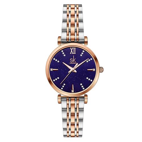 Women Wrist Watch, Glass, Life water resistant & fashion jewelry & Chinese movement & micro pave cubic zirconia Dial x6.5mm 