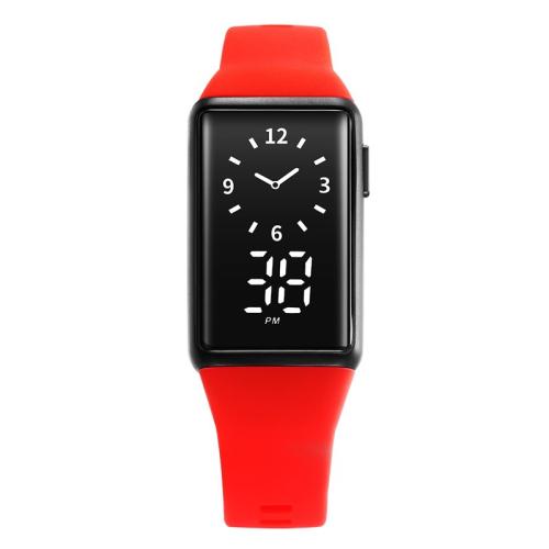 Unisexe Armbanduhr, Glas, mit Silikon, Lebenswasserbeständig & Modeschmuck & chinesische Bewegung, keine, Länge:ca. 21 cm, verkauft von PC