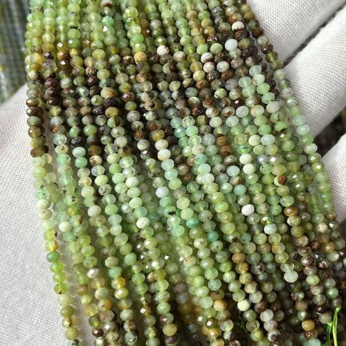 Australia Chrysoprase Bead, Australia Jade, Abacus, fashion jewelry & DIY & faceted, mixed colors Approx 38 cm 