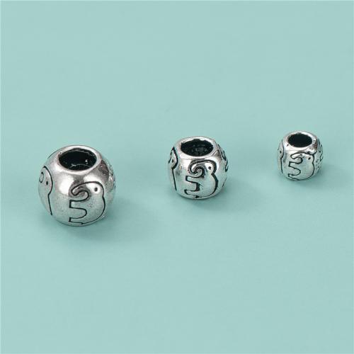 Sterling Silver Spacer Beads, 925 Sterling Silver, barrel, vintage & DIY 