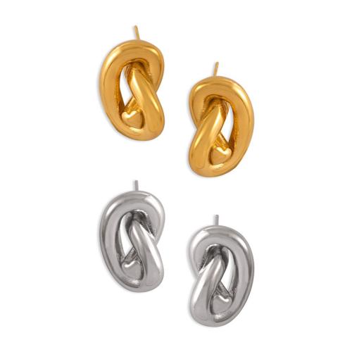 Titanium Steel Earrings, fashion jewelry & for woman 
