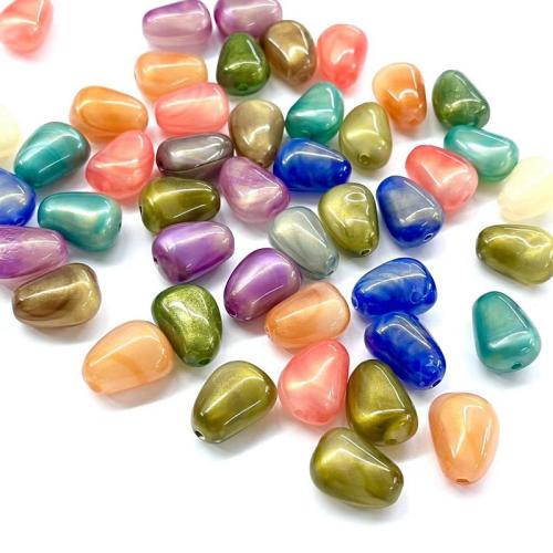 Enamel Acrylic Beads, DIY, mixed colors 