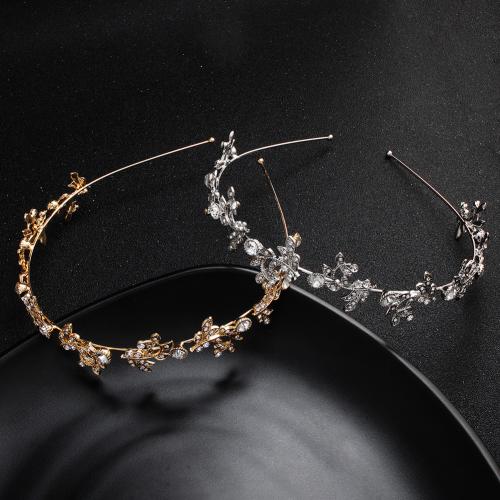 Hair Bands, Zinc Alloy, fashion jewelry & for woman & with rhinestone 