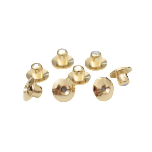 Brass Ear Nut Component, plated, DIY Approx [