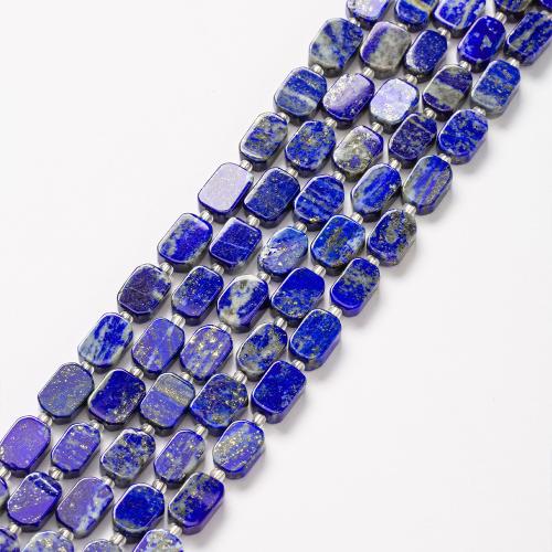 Natural Lapis Lazuli Beads, Rectangle, fashion jewelry & DIY Approx 38 cm 