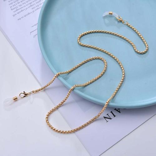 Copper Alloy Glasses Chain, plated, fashion jewelry cm 