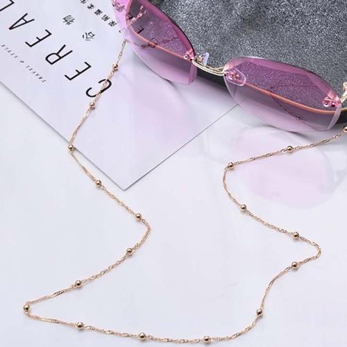 316L Stainless Steel Glasses Chain, plated, fashion jewelry cm 