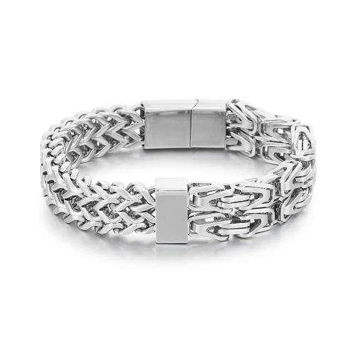 Stainless Steel Mesh Belt Buckle Bracelet, 304 Stainless Steel, Vacuum Ion Plating, fashion jewelry & for man 12mm cm 