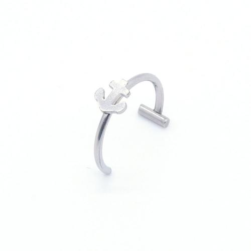 304 Stainless Steel Lip Piercing Stud, polished & for woman, silver color [