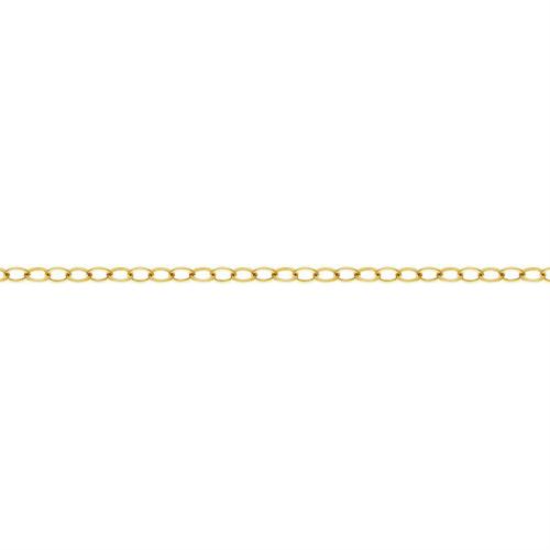 Cadena Chapada en Oro, Oro-llenado, Bricolaje & diverso tamaño para la opción, Vendido por m[