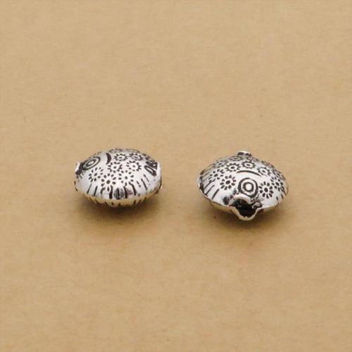 Sterling Silver Beads, 925 Sterling Silver, Fish, DIY Approx 1.5mm 
