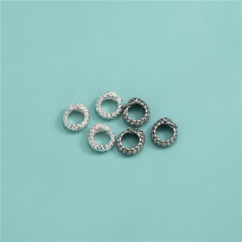 Sterling Silver Spacer Beads, 925 Sterling Silver, DIY 8.5mm 