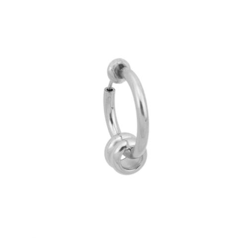 Stainless Steel Huggie Hoop Earring, 304 Stainless Steel, polished, fashion jewelry & Unisex original color [