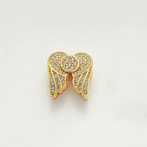 Sterling Silver Magnetic Clasp, 925 Sterling Silver, Wing Shape, DIY & micro pave cubic zirconia 