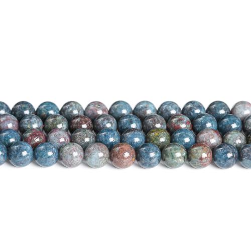 Einzelne Edelstein Perlen, Naturstein, rund, poliert, DIY & verschiedene Größen vorhanden, Länge:ca. 38-40 cm, verkauft von Strang