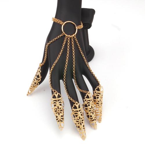 Gothic Bracelet Ring, Zinc Alloy, plated, for woman & hollow 