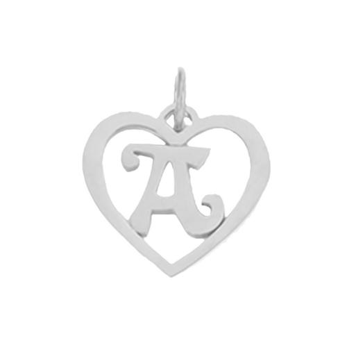 Stainless Steel Letter Pendant, 304 Stainless Steel, plated, letters are from A to Z & DIY 