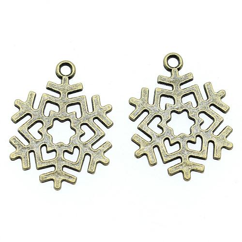 Zinc Alloy Jewelry Pendants, Snowflake, plated, vintage & fashion jewelry & DIY 