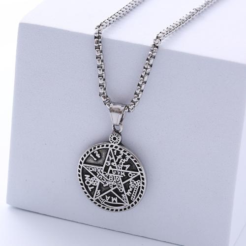 Stainless Steel Jewelry Necklace, 316 Stainless Steel, polished, fashion jewelry & for man, original color Approx 60 cm 