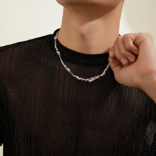 Zinc Alloy Necklace, plated, for man 