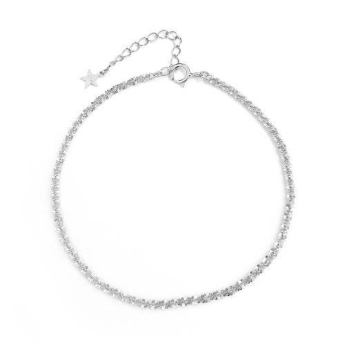 Sterling Silver Bracelets, 925 Sterling Silver, with 4cm extender chain, fashion jewelry & for woman Approx 16 cm 