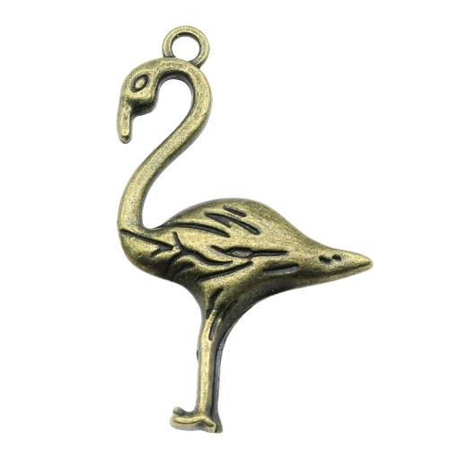 Zinc Alloy Animal Pendants, Bird, plated, vintage & fashion jewelry & DIY 