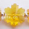 Flower Crystal Beads, AB color plated Inch 