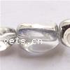 Twist Crystal Beads, half-plated, smooth Inch 