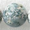 Natural Tree Agate Beads, Round, Customized .5 Inch 