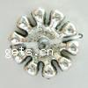 Zinc Alloy Spacer Beads, Flower, plated lead & nickel free, 10mm 