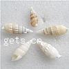 Trumpet Shell Beads, Helix, natural, no hole, 32-42mm 