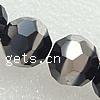 Round Crystal Beads, half-plated, handmade faceted 12mm Inch 