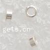 Sterling Silver Crimp Beads, 925 Sterling Silver, Tube, plated Approx 1.5mm 