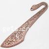 Zinc Alloy Bookmark, Animal, plated, with flower pattern cadmium free Approx 