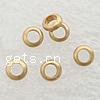 Brass Soldered Jump Ring, Donut, plated cadmium free 