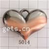 CCB Plastic Pendants, Copper Coated Plastic, Heart, plated, antique copper color Approx 