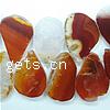 Ice QUARTZ AGATE Beads, Nuggets, 25-37mm, Sold per 16-Inch Strand
